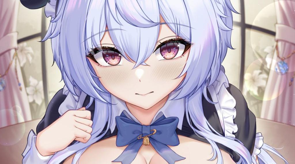 [人妖伪娘] [shaggy SU] 甘雨メイド アニメ”ASMR音声付フルバージョンきMP4（2k/1080p /中出/60fps) 巨乳,内射中出,女仆
