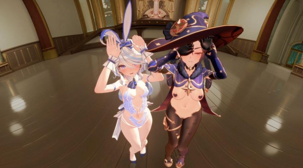 [SASAKI] 【VR】Furina × Mona【Genshin Impact】