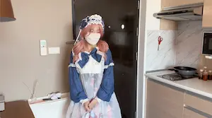 [人妖伪娘] 国产原创自拍 花钱叫个上门家政，来的竟然是穿洛丽塔的小妹妹，而且可以提供性服务？ 丝袜网袜,女仆,苗条,少女萝莉,美腿美脚,美臀,白虎,口交,内射中出